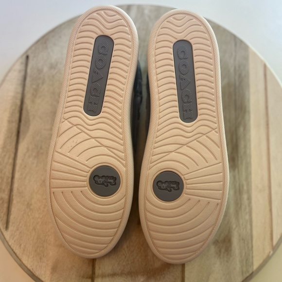 Coach Blue Suede Sneakers with Low-Top Design - Picture 8 of 11